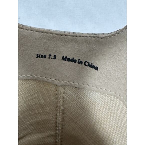 Dolce Vita dv8 Sandals Sz-7 Gray Snake Print Cork Wedge Strap Buckle Trendy - Picture 15 of 16